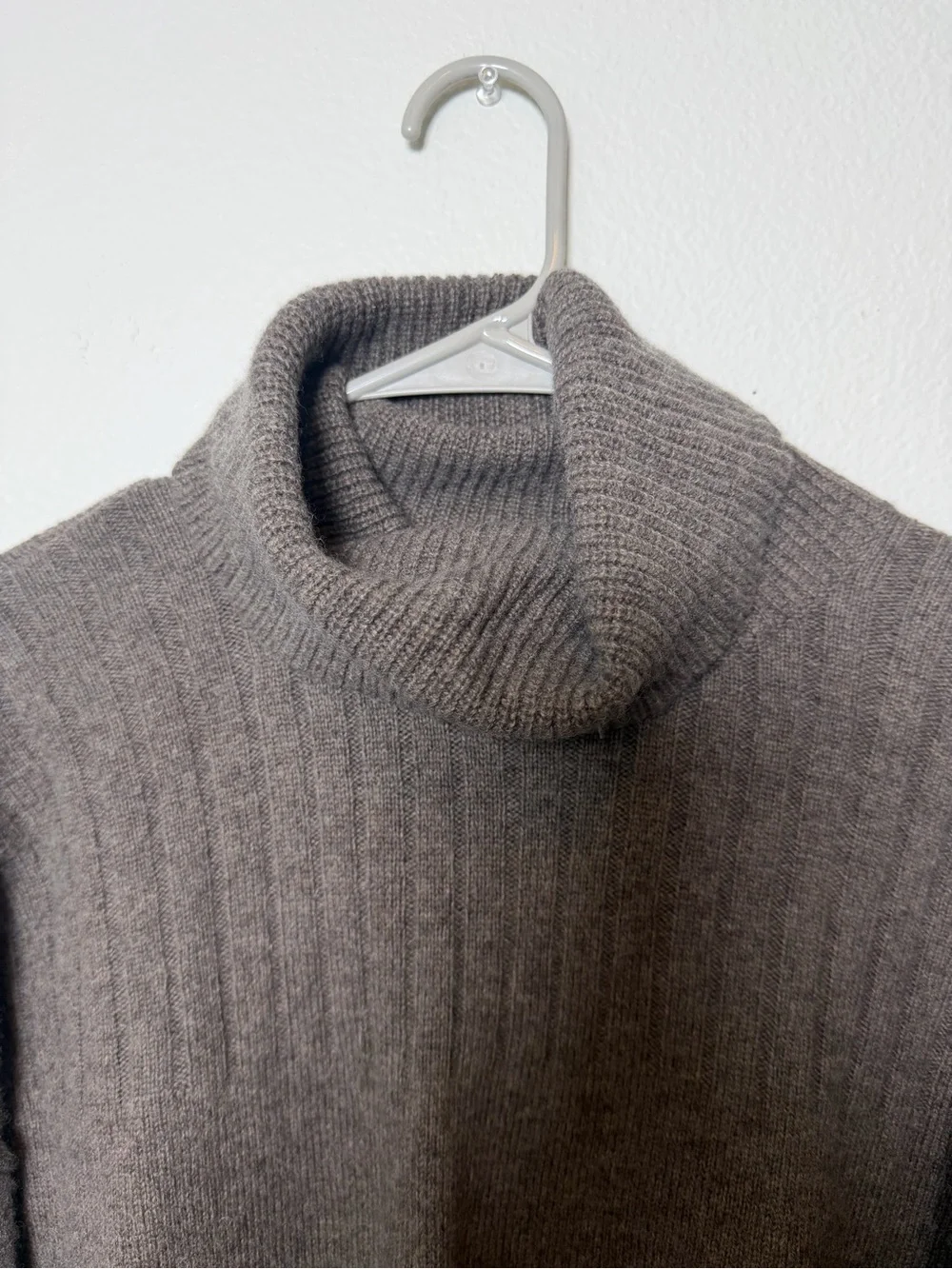 Madewell Hickory Wool Blend Turtleneck Sweater Size Medium - Picture 3 of 11